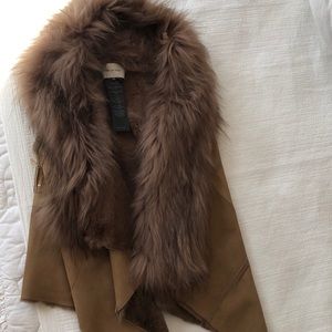 Yves Salomon fur vest